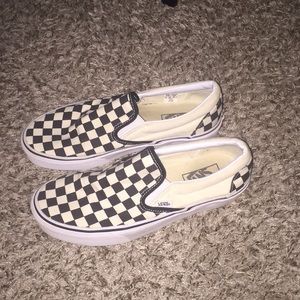 Checkered vans